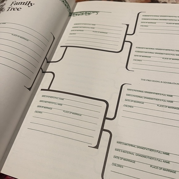 FAMILY Record book, Family Tree - Picture 5 of 6